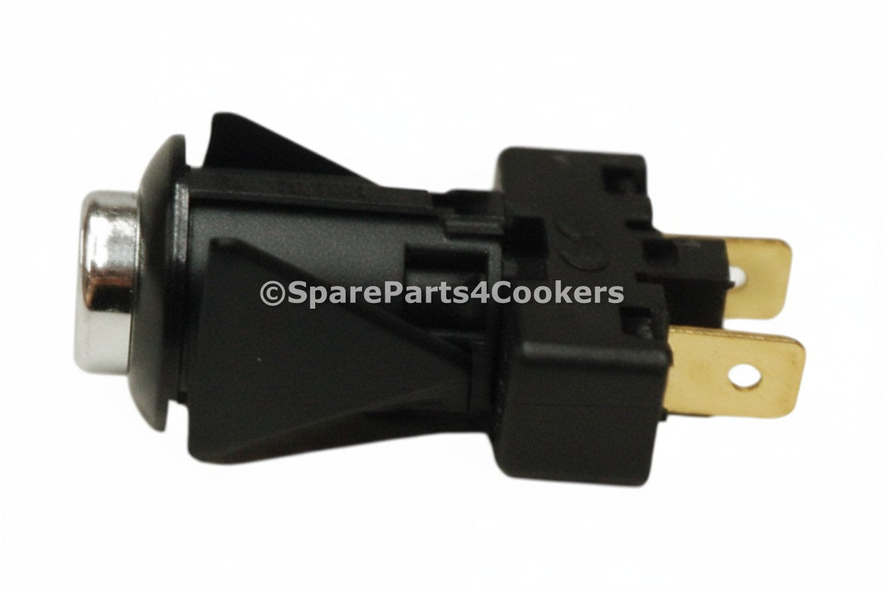 RANGEMASTER Genuine Oven Light Silver/Chrome Push Button Switch Assembly A098235