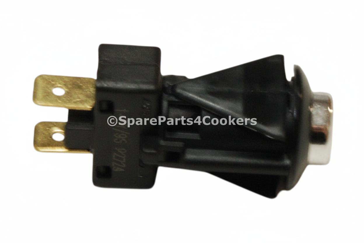 RANGEMASTER Genuine Oven Light Silver/Chrome Push Button Switch Assembly A098235