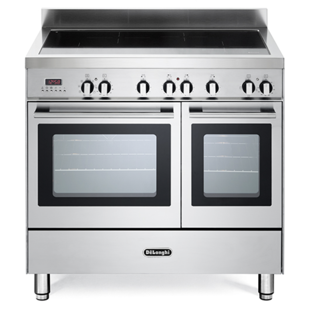 DeLonghi DTR 916-IND2 90cm Twin Cavity Electric Range Cooker